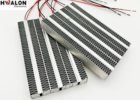 300W PTC Aluminiumverwarmer Keramische luchtverwarmer Constant temperatuur verwarmingselement voor ventilatie-eenheid apparaat 120*75*15mm