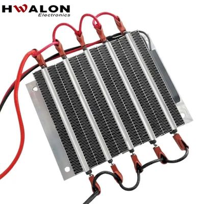 Geïsoleerde PTC Keramische luchtverwarmer constante temperatuur Verwarmingselement 200W AC/DC 12V Incubator