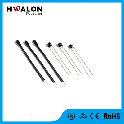 Hoge precisie MF52 NTC thermistor hars ingekapselde kralen temperatuur sensor, snelle reactie miniatuur negatieve temperatuur coëfficiënt thermistor met een breed weerstandsbereik